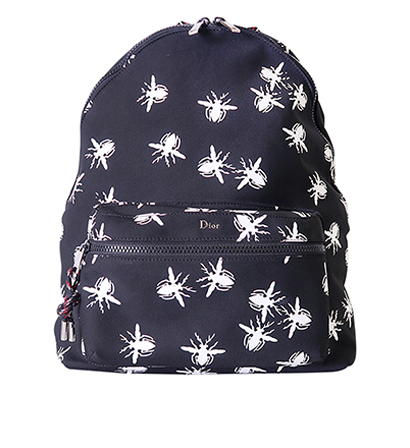 Dior Insect Print Backpack, front view